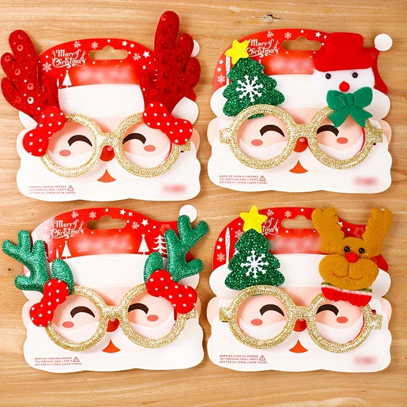 Christmas Party Glasses Frames - Holiday Themed Eyewear for All Ages