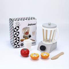 Wooden Kitchen Toy Playsets with Coffee Machine Juicer & Mixer
