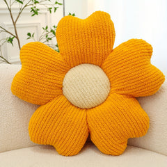 Five Petals Flower Cushion 19.7in Compression Bag Packaging Six Colors