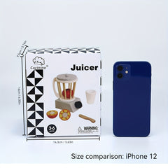 Wooden Kitchen Toy Playsets with Coffee Machine Juicer & Mixer