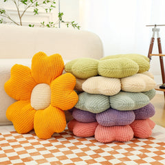 Five Petals Flower Cushion 19.7in Compression Bag Packaging Six Colors