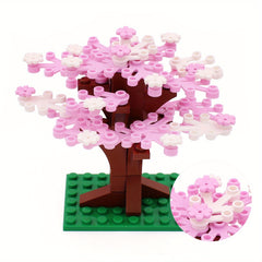 DIY Tree Building Blocks Set with 2423 Plant Accessories