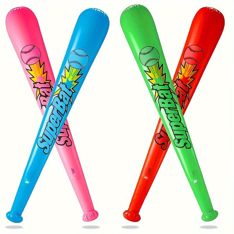 6pcs PVC Inflatable Baseball Sticks for Indoor and Outdoor Sports