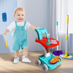 Children's Cleaning Set with Broom Mop Dustpan Brush - Educational Toy