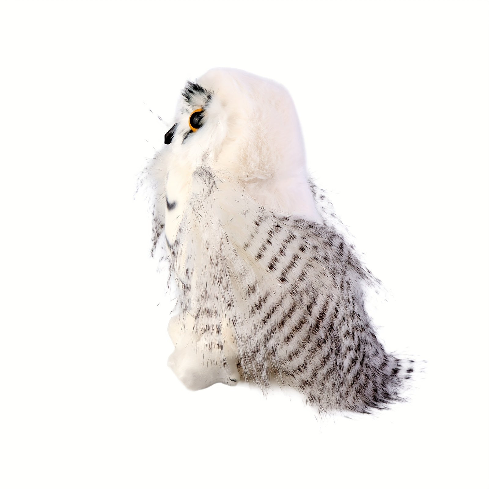 7.08in Snowy Owl Plushie for Kids Room Decor