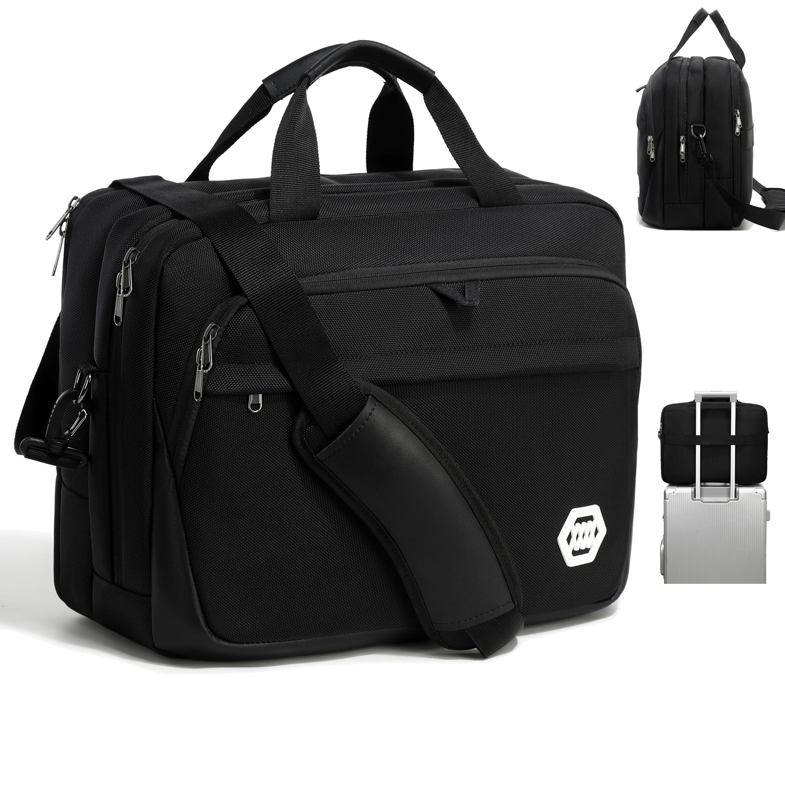 Men's Briefcase Laptop Bag For Work Business Shoulder Handbag