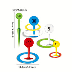 Colorful Ring Toss Game for Family Fun