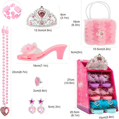 Princess Toddler Dress Up Shoes & Jewelry Set - 3 Pairs