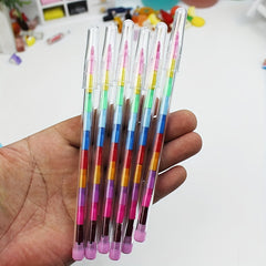 10pcs Creative Block Crayons Painting Supplies Professional Graffiti Pens