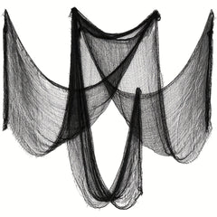 Spooky Creepy Cloth Fabric Halloween Decoration - 30x72inch Size