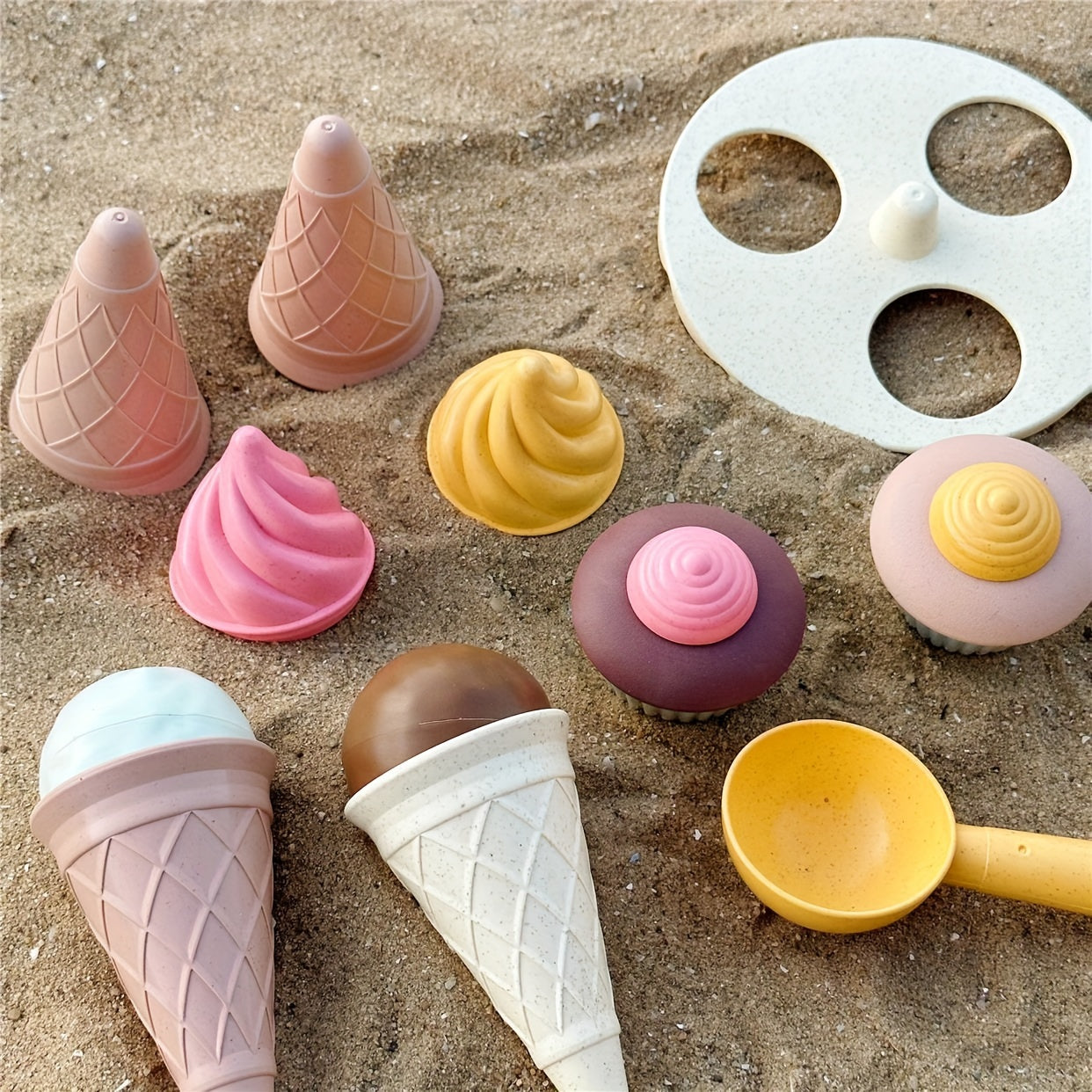 DIY Ice Cream Cake Model Beach Toy