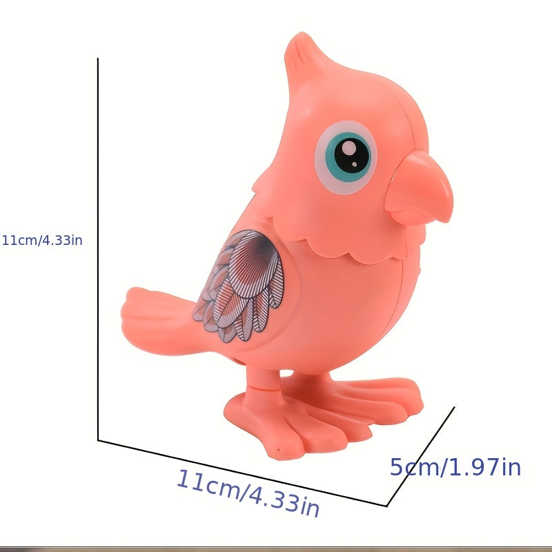 Jumping Parrot Educational Toy Chain Clockwork Small Animal