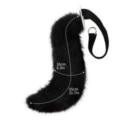Fox Ears Hair Hoop Beast Tail Furry Halloween Plush Cosplay Set