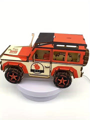 Wooden 3D Puzzle Cottages All Terrain Vehicle Models Kit