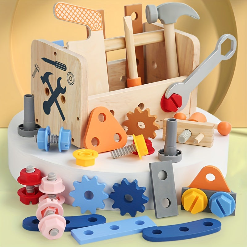 Wooden Disassembling Step Learning Toy for Boys and Girls