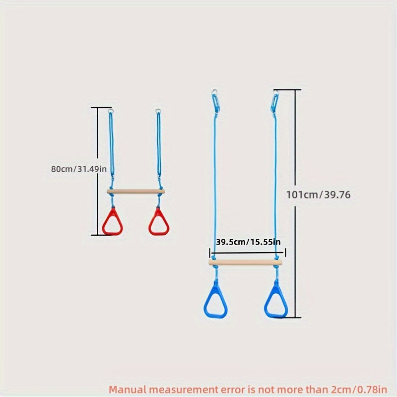Hand Grip Sling Ring Fitness Training Body Energy Single Bar Monkey Stick