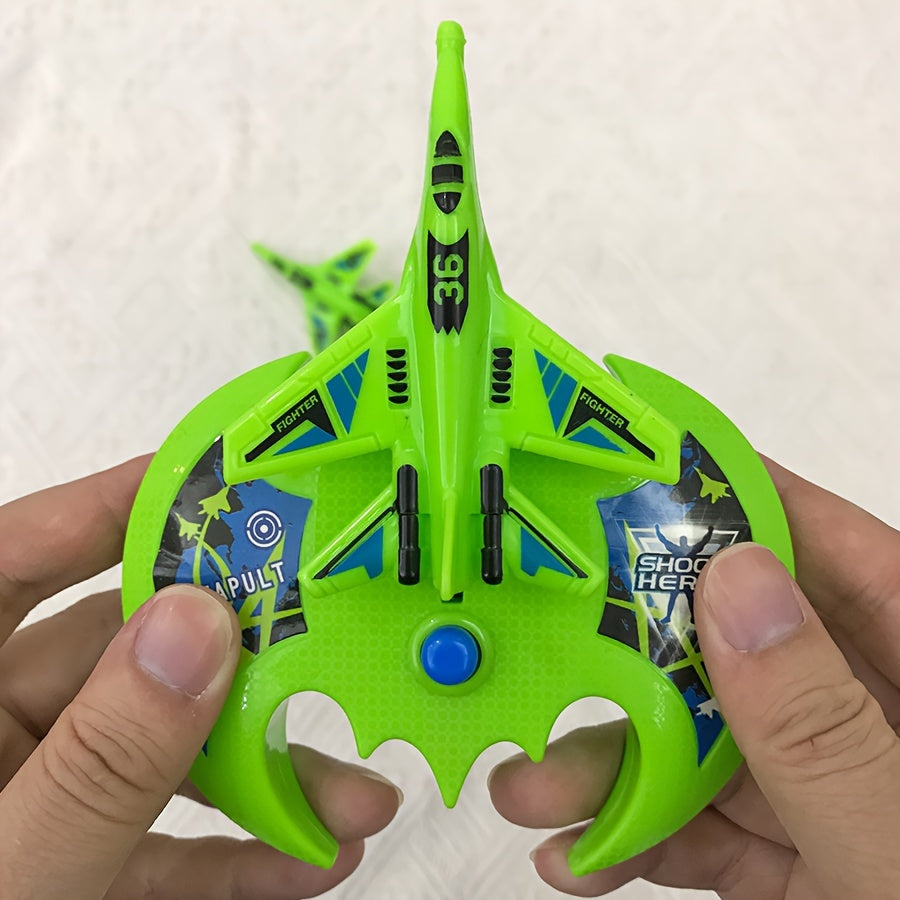Catapult Toy Launcher with 2 Planes for Outdoor Sports