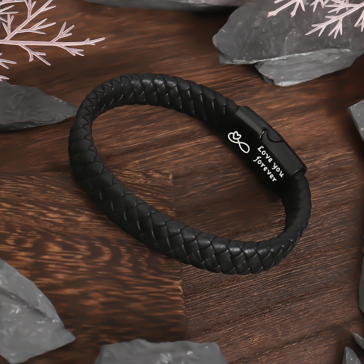 Men's Love Message Bracelet - Ideal Gift for Christmas