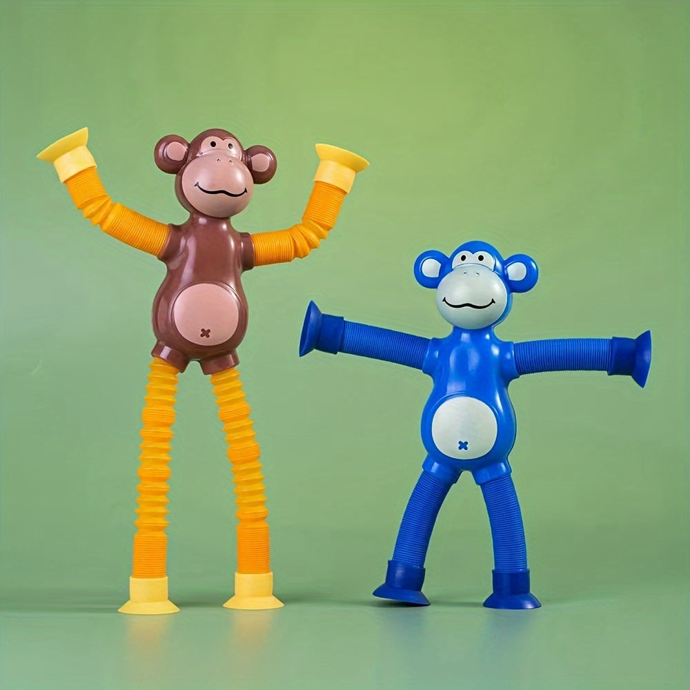 Stretchy Monkey Suction Cup Toy for Kids & Adults Interactive Game
