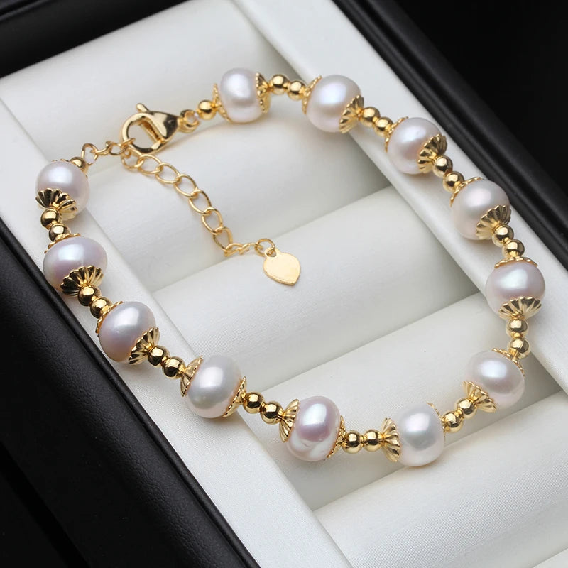 Freshwater Pearl Bracelet for Women - Natural Pearl Jewelry