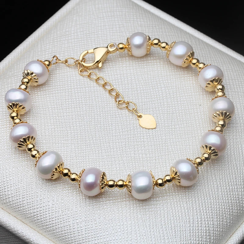 Freshwater Pearl Bracelet for Women - Natural Pearl Jewelry