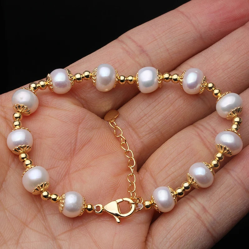 Freshwater Pearl Bracelet for Women - Natural Pearl Jewelry