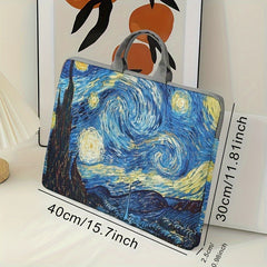 Night Sky Laptop Handbag Soft Cover Tablet Zipper Bag