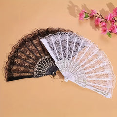 Hanfu Tassel Fan Retro Lace Folding Fan