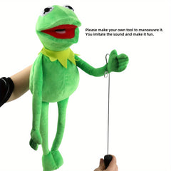 Soft Plush Frog Puppet Figure with Speaking Function