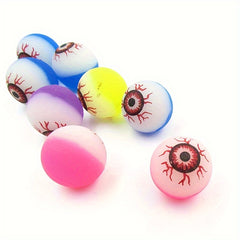 10pcs Glowing Eyeball Dolls Spooky Bouncy Eyes for Halloween Cosplay