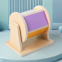 Educational Toy Set with Drum Rainbow Cloth Balls & Wooden Puzzle