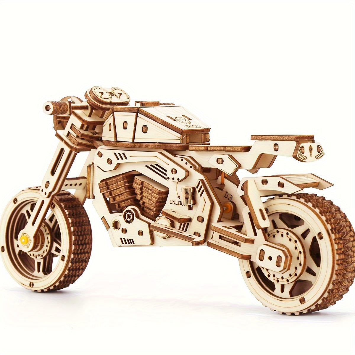 3D Wooden Puzzle Motorcycle Model Kits Halloween Gift