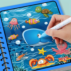 Magic Water Painting Book for Kids Reusable Educational Learning Toy