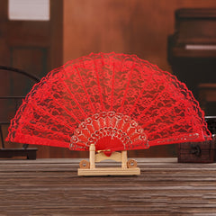 Hanfu Tassel Fan Retro Lace Folding Fan
