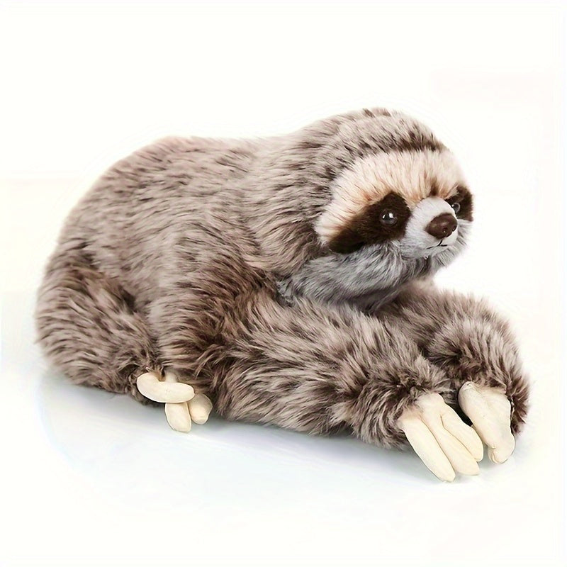 Realistic Three Toed Sloth Plush Animal Soft Plush Sloth Birthday Gift Plush