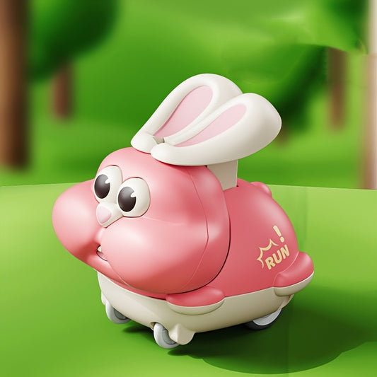Toddler Press & Go Rabbit Wind Up Toy for Ages 0-3