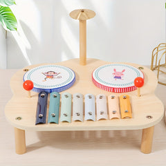 Kids' Drum Set with Xylophone and Cymbal