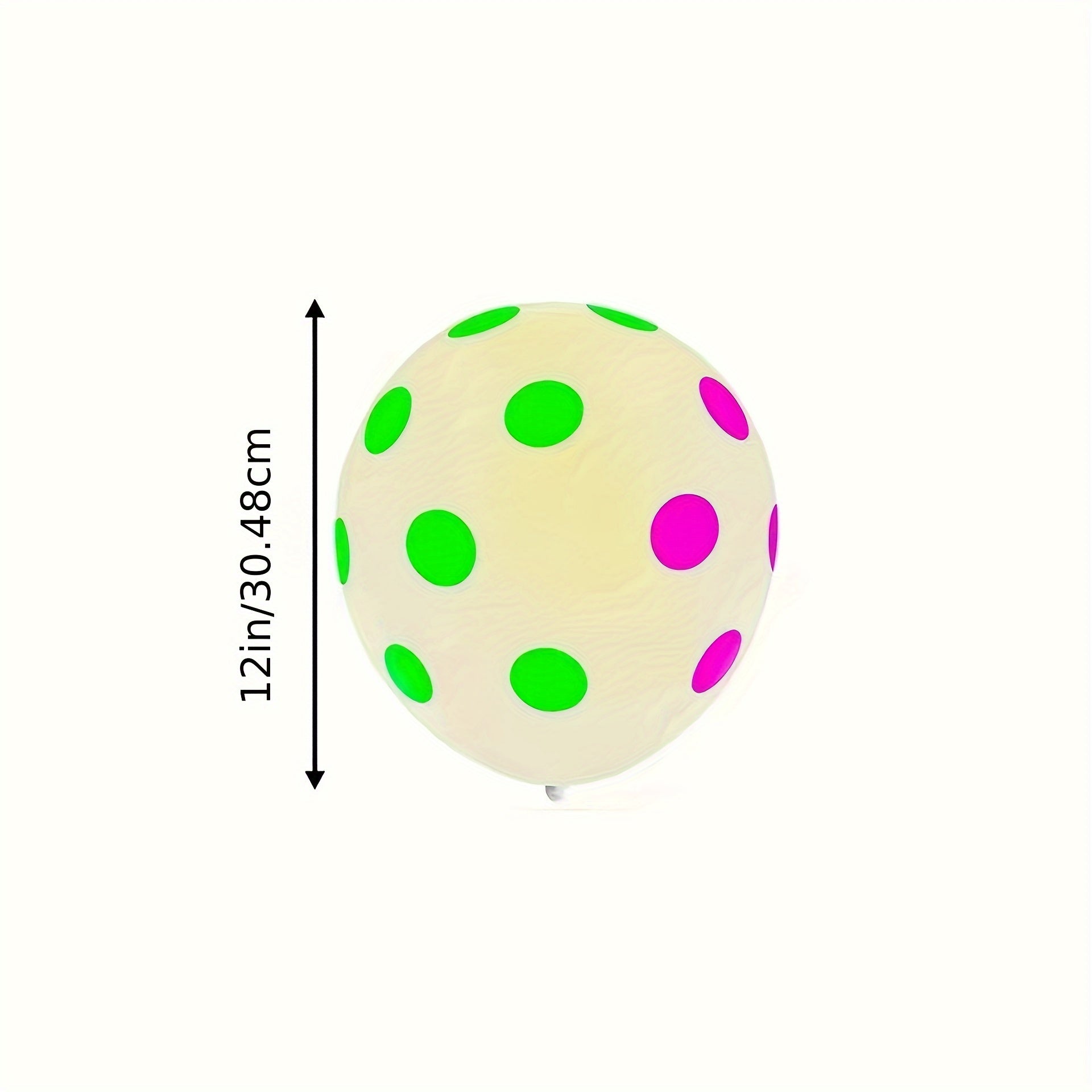 Neon Glow Balloons UV Blacklight Latex Balloons Mixed Polka Dot Reusable
