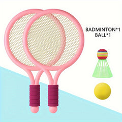GIRLA Kids' Racket Set for Fun Indoor Outdoor Play with Ball