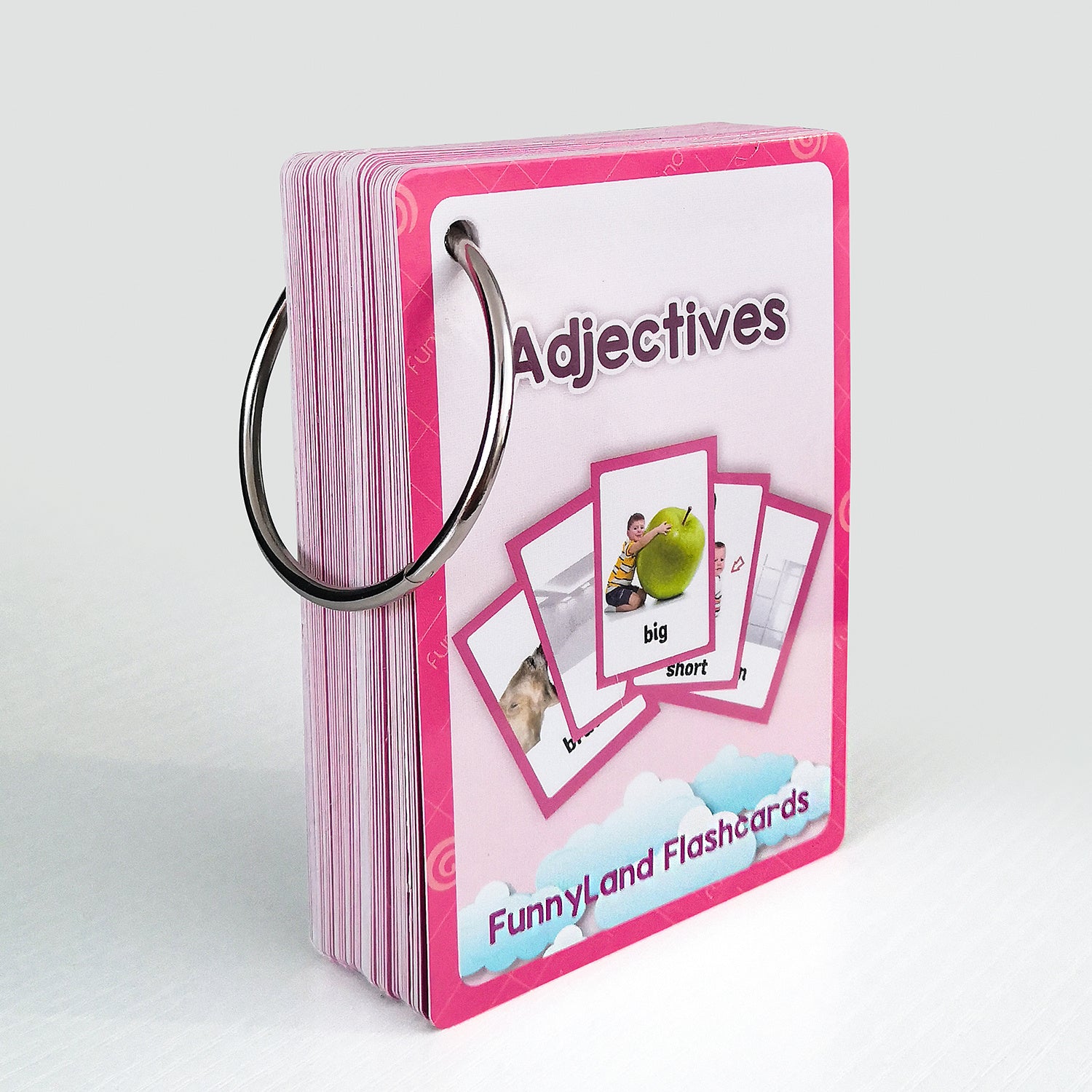 Colorful Adjective Flashcards for Early Learning