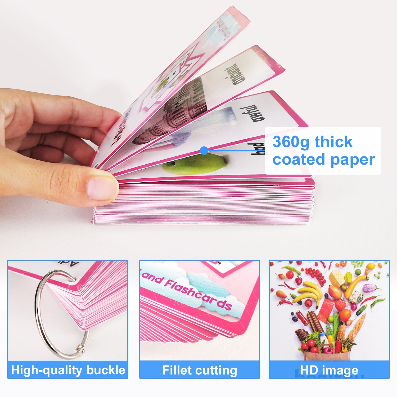 Colorful Adjective Flashcards for Early Learning