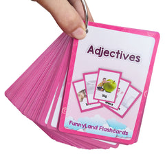 Colorful Adjective Flashcards for Early Learning