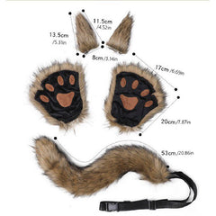 Fluffy Animal Costumes for Halloween Cosplay