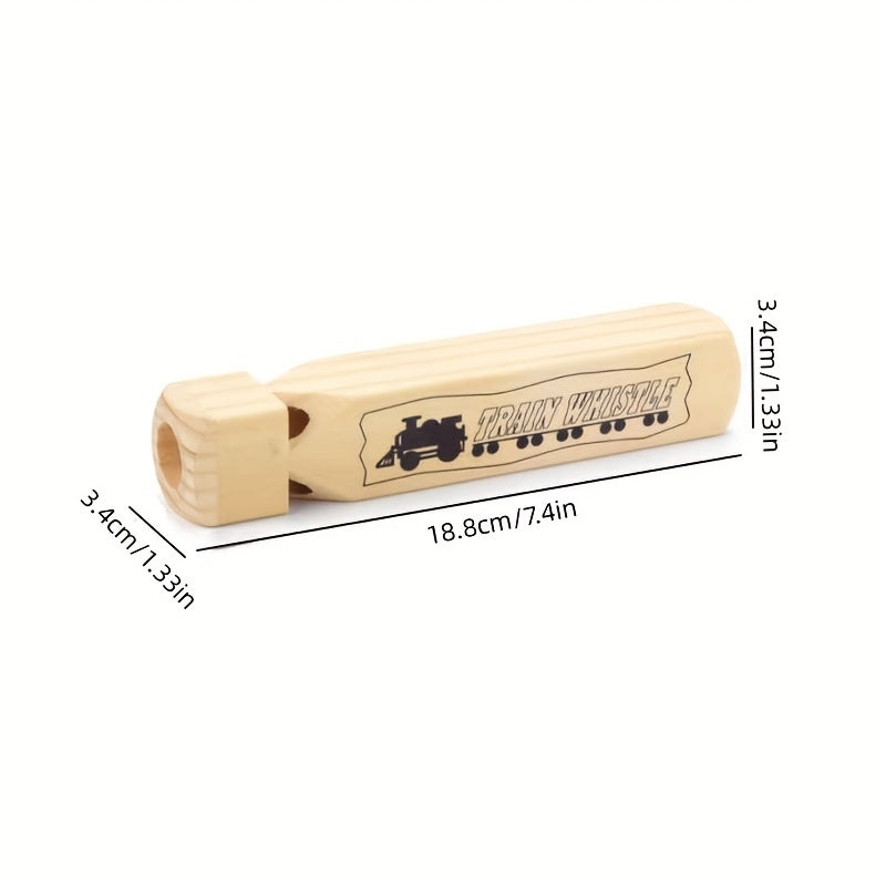 Wooden Train Whistle Train Party Favor Theme Birthday Decoration