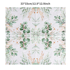 20pcs Plant Style Colorful Tissue Paper Napkins for Parties Festivals