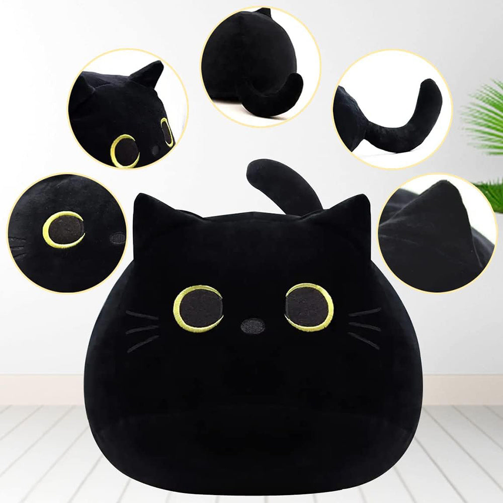 Cat Plush Toy Pillow Soft & Cuddly Stuffed Animal Gift for Cat & Friends