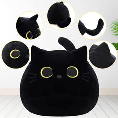 Cat Plush Toy Pillow Soft & Cuddly Stuffed Animal Gift for Cat & Friends
