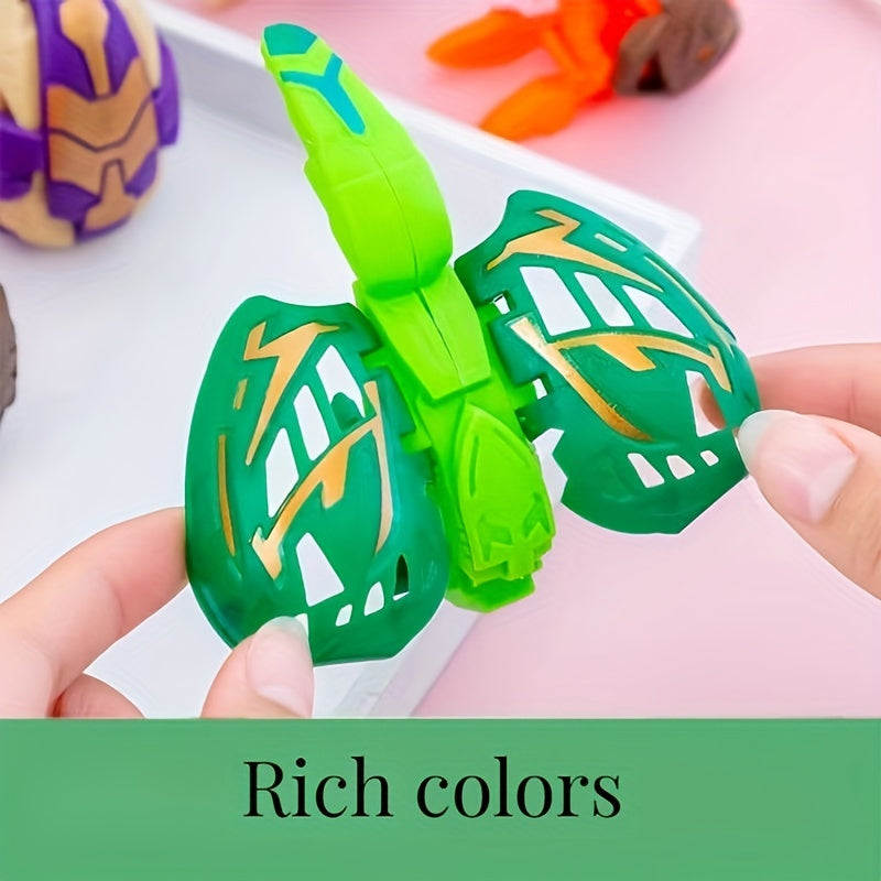 8pcs Transforming Dinosaur Dolls for Imaginative Play