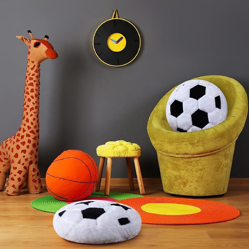 Plush Football Pillow Cushion Sofa Decoration Fan Gift