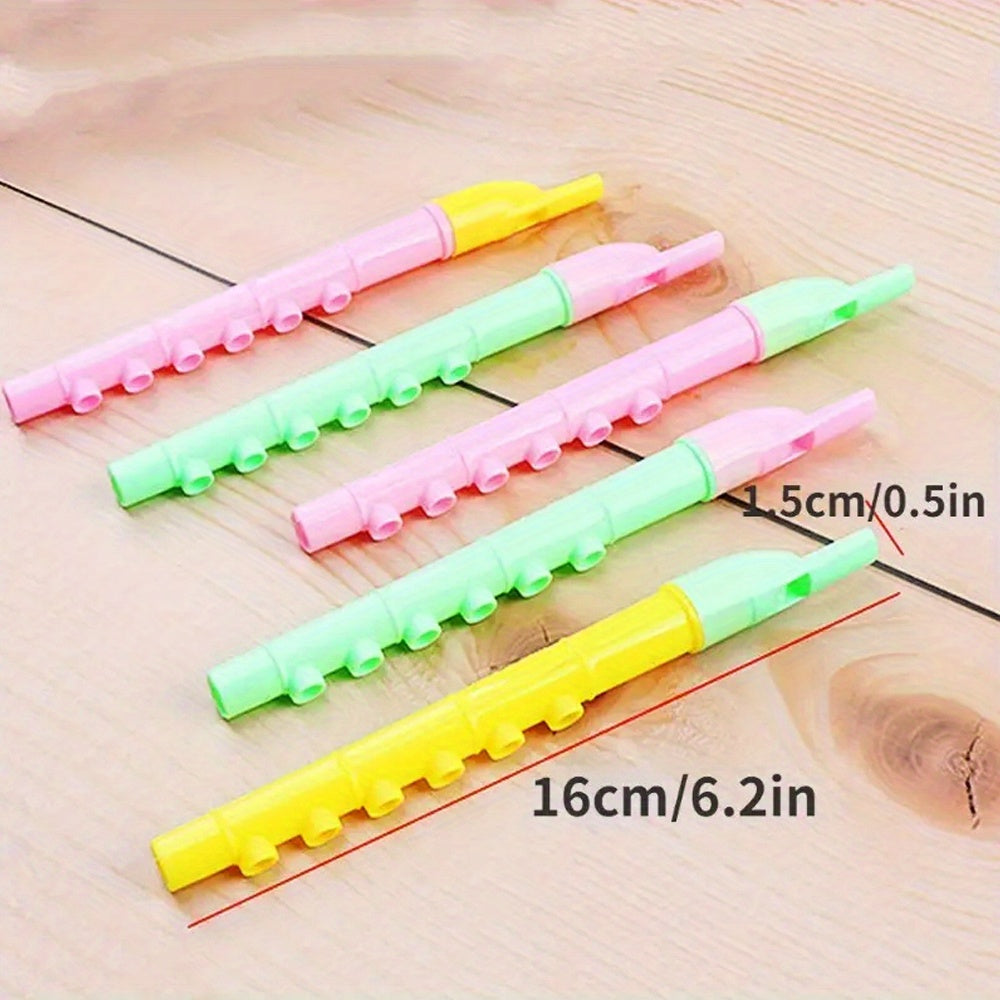 20pcs Mini Party Favor Colorful Flute Musical Instrument Toys Birthday Gift